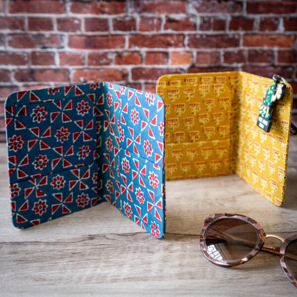 Ajrakh Printed Premium Passport Cover (Pack of 2) - Fabartistry