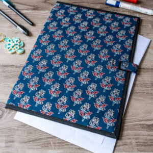 Eco-friendly Multipurpose Ajrak/Block printed File Folder
