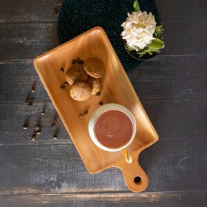 Neem Wood Rectangle Serving Platter/Tray