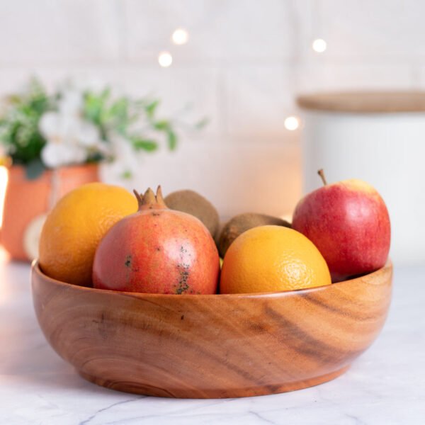 Neem Wood Serving/Salad Big Bowl(10 Inches)